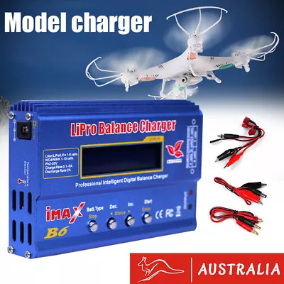 IMAX B6 6A 80W RC Li-ion Lipo Li-Fe NiCD Battery Balance Charger Discharger AU • $34.59