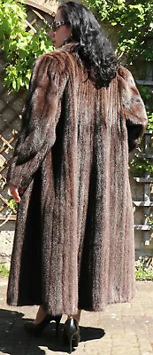 Mink Coat Fur Coat Mink Kohinoor Black Cross R.schulte Green Brown • $2106.07