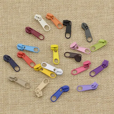 20 Pcs #3 Zipper Zip Slider Rescue Instant Repair Replacement Kit Color Random • £0.99