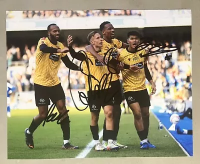 Sam Corne Greenidge & Gurung Hand Signed 10x8 Maidstone United FA Cup Photo - • £14.99