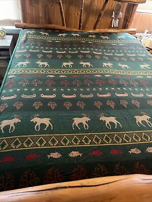 Pendleton Wool Adirondack Jacquard Design Blanket 60  X 80” Very Nice ❤️ • $39