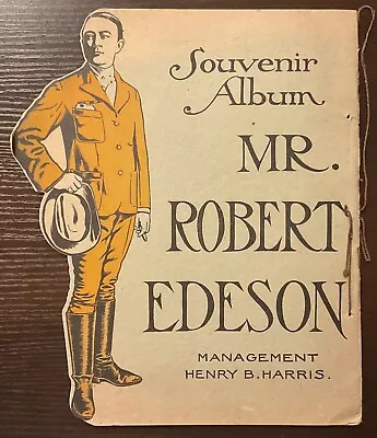 Vintage Robert Edeson Theatre Souvenir Program In Davis’ Soldiers Of Fortune • $20