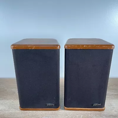 Pair Of Vintage Advent Mini Advent Bookshelf Speakers - NEED RE-FOAMING- PARTS • $44.99