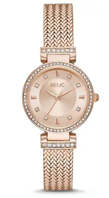 $40 • Buy Relic By Fossil Dress Watch With Stainless Steel Strap ZR34577