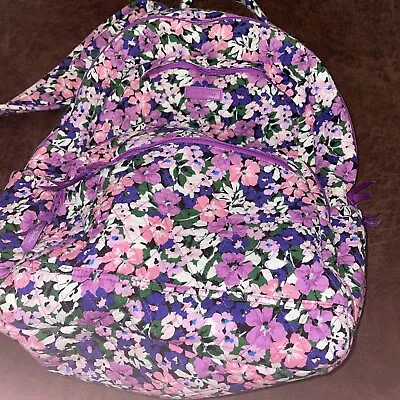 Vera Bradley Floral Garden Large Essential Laptop Backpack • $39.99