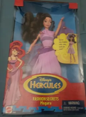 Vintage Mattel Disney Hercules Megara  Fashion Secrets Doll 1996 NIB • $55