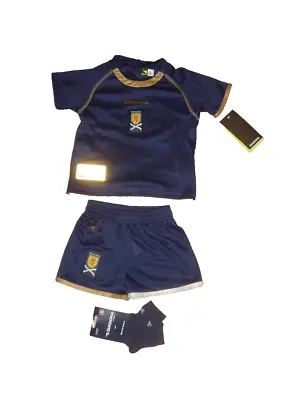Scotland Soccer Infant Set Football Baby Kit Diadora Shirt Shorts Socks 3-6 Mths • £42.48