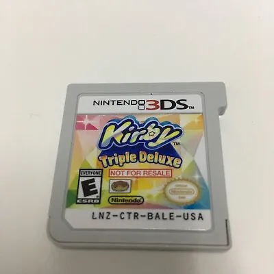 3DS Kirby Triple Deluxe Not For Resale Rare Game Demo Kiosk NOT FULL GAME • $12.99