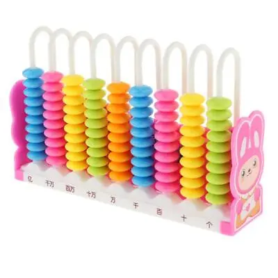 Colorful Counting Frame Math Numbers Counting Beads Abacus Toy For Kids • £7.37