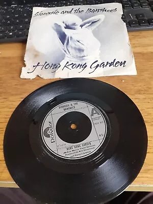 Siouxsie & The Banshees Hong Kong Garden Ex Voices Vg Punk Vinyl Pic Sleeve G+ • £6.50