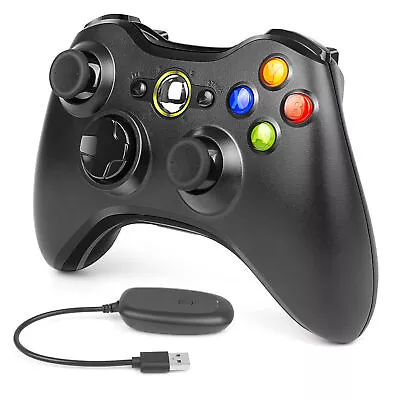 $22.99 • Buy Wireless Remote Controller For Microsoft Xbox 360 Gamepad Game Console Black New