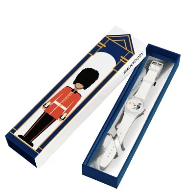 £86.99 • Buy How Majestic Jubilee Queen Swatch! ‼️‼️BELOW RETAIL PRICE ‼️‼️