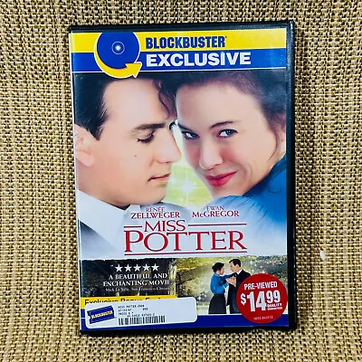 Blockbuster Video Exclusive DVD Miss Potter Renee Zellweger Ewan McGregor • $24.95