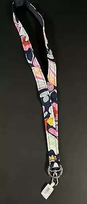 New Vera Bradley Mod Paisley Signature Cotton Wide Lanyard ID Key Holder • $14