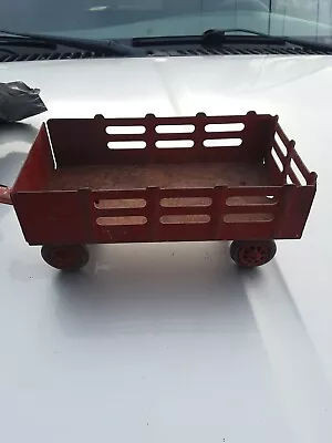 Vintage Marx Trailer Red For Truck Train Used • $30