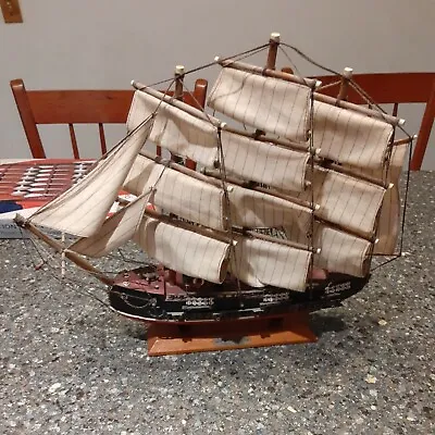 Bergantin Siglo Xviii Viking Sailboat Model Ship • $60