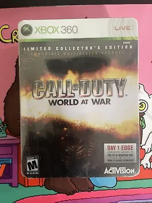 Call Of Duty: World At War LIMITED COLLECTOR'S EDITION (Xbox 360 2008) SEALED • $399.99