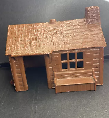 1973 Mattel Camp Putt Putt Log Cabin W/ Brown Roof And Built In Bench • $10.99