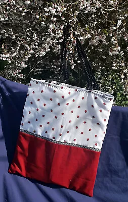 BAG: Stylish Tote Bag Handmade From Repurposed & Up-cycled Fabrics: UK • £6.50