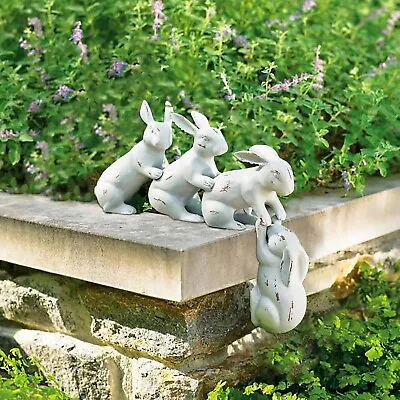 Saved By A Hare Sculpture Bunny Decor Sculpture Party Decor Gift  Rabbit Statue@ • $20.49