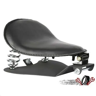 Bobber Solo Seat 3  Spring Base Saddle For Yamaha V-Star 250 650 950 1100 1300 • $42.90