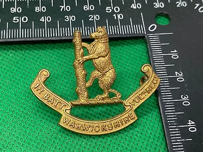 WW1 / WW2 British Army 1st Battalion Warwickshire Volunteer Regiment Cap Badge • $31.81