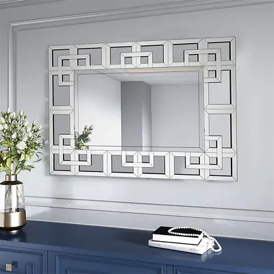 Large Decorative Modern Accent Mirror Wall Leaner Mirrors Multi Style Home Decor • £139.98