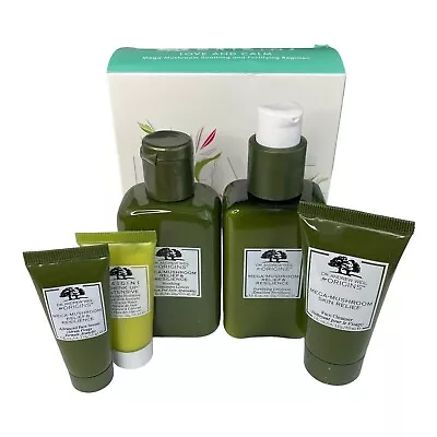 $43.95 • Buy Origins Mega Mushroom Soothing And Fortifying Regimen Set Treatment Lotion NIB