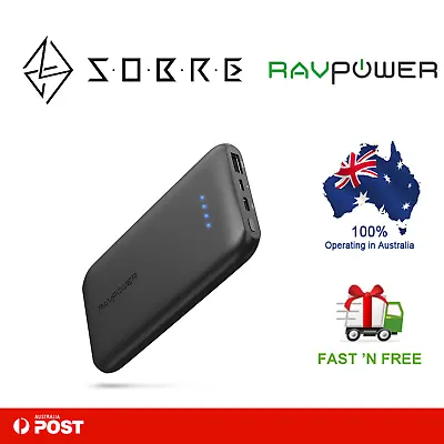 RAVPower 10000mAh 5V 3A Type-C Port External Battery Power Bank Portable Charger • $59.95