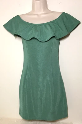 £29.81 • Buy Capulet Revolve Eva XS Off Shoulder Mini Dress Green Bodycon Bust 31  Waist 25 
