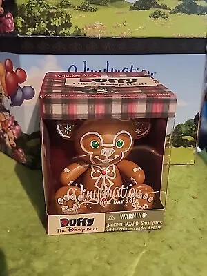 DISNEY Vinylmation 3  Park Set 1 Gingerbread Duffy Bear Christmas Holiday New • $29.99