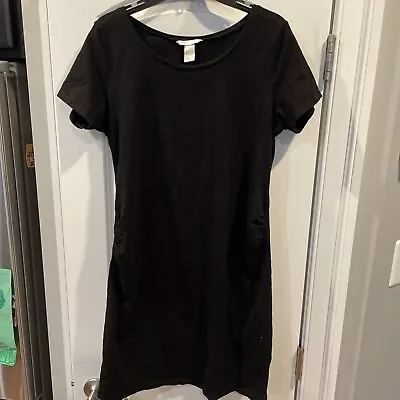 H&M Mama Size L Black Women’s Dress Short Sleeve • $10