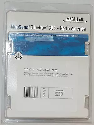 NEW Magellan MapSend BlueNav North America Maps XL3 GREAT LAKE SD Card EXplorist • $25.60