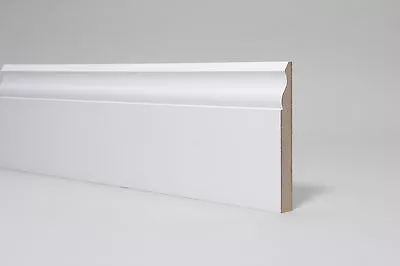 Skirting Board  White Primed MDF  Ogee  119 X 18 X 4400mm • £250