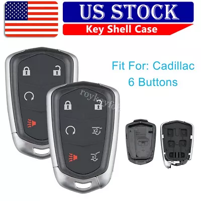 2 For 2015-2020 Cadillac Escalade ESV Smart Remote Key Fob Shell Cover Case • $14.89