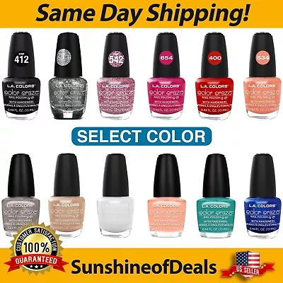 L.A. COLORS Color Craze Nail Polish (SELECT COLOR) Fun & Flirty Shades .44 FL OZ • $5.15