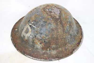 F Vintage British WWII Steel Military Rescue Helmet • £11.50