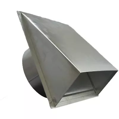 Deflecto DAHC6 6  Aluminum Dryer Vent Hood With Flapper • $36.87