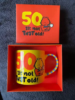 £2 • Buy 50th Birthday Mug. Boxed