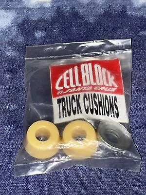 Vintage Santa Cruz Skateboards Cell Block Truck Cushions / Upper Bushing Kit NOS • $29