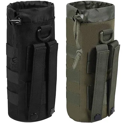 Water Bottle Holder Molle Water Bottle Bag Tactical Backpack Attachment Pouches • $6.99