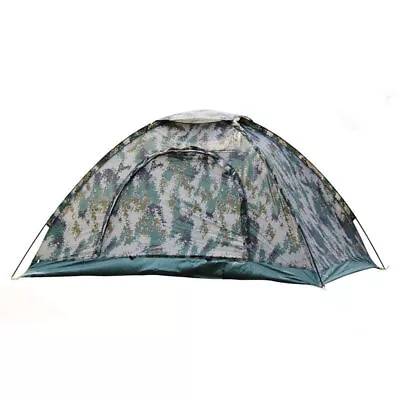 2/4 Person Outdoor Hiking Camping Tent 4 Season Folding Waterproof Camouflage • $23.65