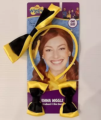 The Wiggles - EMMA Wiggle Dress Up - Headband And Shoe Bows - BNIP • $25.95