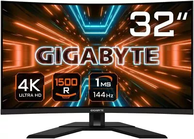 Gigabyte M32QC-EK 32 Inch QHD Widescreen Curved Gaming Monitor 2560x1440 • £549.99