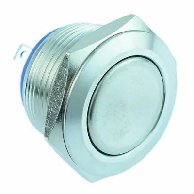 Off-(On) Momentary 19mm Vandal Resistant Push Switch SPST • £4.99
