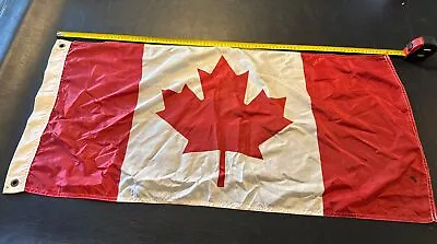 Vintage Canada Canadian Maple Leaf Flag Nautical Military Irving Rivers Maker • $40.16