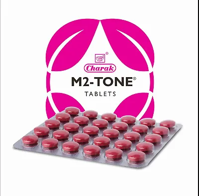 2XCharak M2 Tone Tablets(30tab)Amenorrhea Irregular Period Uteric Tonic Painful • $19.99
