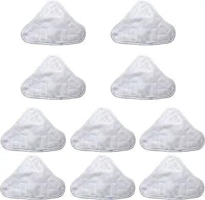 10 Pack Replacement Pads Compatible With H2O H20 Mop X5 Steam Steam Mop Pads • $27.95