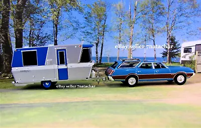 1969 - 1972 Oldsmobile Vista Cruiser Station Wagon 60s Camper Trailer Retro Set • $48.99