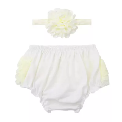 Baby Girls Frilly Lace Underwear Knickers Bloomers Party Cake Smash Photo Props • £5.39